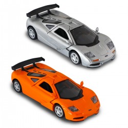 Автомодель - McLaren F1 1992 (сірий, помаранчевий) фото-10