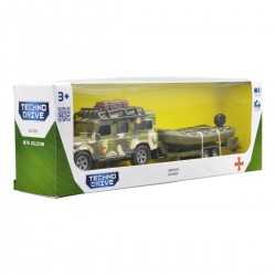 Ігровий набір – Land Rover Defender Mілітарі (з човном) фото-4