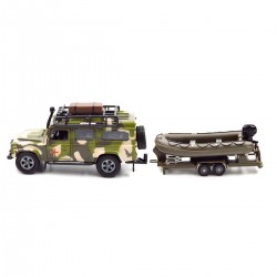 Ігровий набір – Land Rover Defender Mілітарі (з човном) фото-6