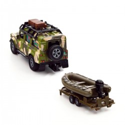 Ігровий набір – Land Rover Defender Mілітарі (з човном) фото-7