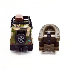 Ігровий набір – Land Rover Defender Mілітарі (з човном) фото-8