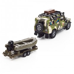 Ігровий набір – Land Rover Defender Mілітарі (з човном) фото-9