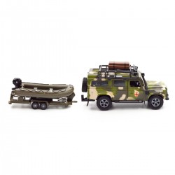 Ігровий набір – Land Rover Defender Mілітарі (з човном) фото-10