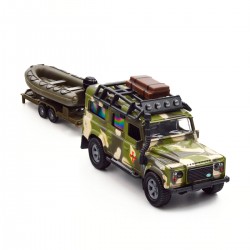 Ігровий набір – Land Rover Defender Mілітарі (з човном) фото-11