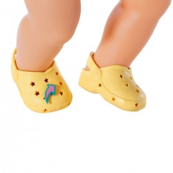 Взуття для ляльки BABY born - Святкові сандалі з значками (зелені) фото-2