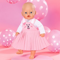 Одежда для куклы BABY BORN - Платье с зайкой фото-3