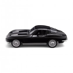 Автомодель - Chevrolet Corvette Split Window 1963 (матовый черный) фото-8