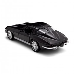 Автомодель - Chevrolet Corvette Split Window 1963 (матовый черный) фото-9