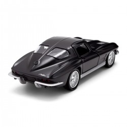 Автомодель - Chevrolet Corvette Split Window 1963 (матовый черный) фото-11