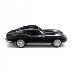Автомодель - Chevrolet Corvette Split Window 1963 (матовый черный) фото-12