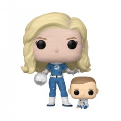 Набір ігрових фігурок Funko POP! серії Фантастична 4: Перші кроки - Невидима жінка й Франклін фото-2