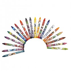 Набір ароматних воскових олівців - Фруктова феєрія фото-3