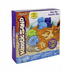 Набор Песка Для Творчества - Kinetic Sand Dino (Голубой , Коричневый) фото-2