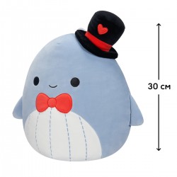 М'яка іграшка Squishmallows – Синій кит Самір (30 cm) фото-2