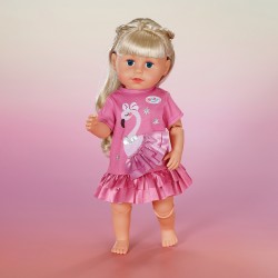 Одяг для ляльки Baby Born – Сукня з фламінго (43 см) фото-6
