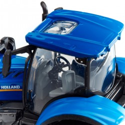 Автомодель серії Farm - Трактор NEW HOLLAND T7.315 з фронтальним навантажувачем (синій, 1:32) фото-4
