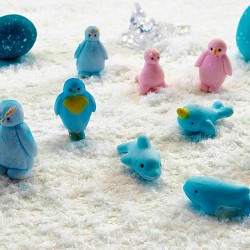 Іграшка, що зростає, в яйці «Penguin Еggs» - Пінгвіни та друзі (12 шт., в дисплеї) фото-6