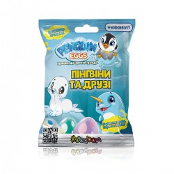 Іграшка, що зростає, в яйці «Penguin Еggs» - Пінгвіни та друзі (12 шт., в дисплеї) фото-8