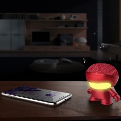 Акуст. Система Xoopar - Mini Xboy(7,5Cm, Червоний Металік, Bluetooth) фото-4