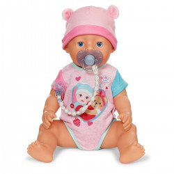 Пустышка для куклы Baby Born на клипсе (голубая) фото-3