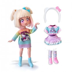 Ігровий набір 4SF Manga Dolls серії Hello Kitty – Стильна Цукерочка-єдиноріг фото-2