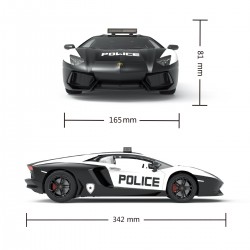 Автомобиль KS Drive на р/у - Lamborghini Aventador Police фото-6
