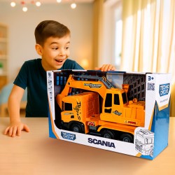 Автомодель серии Super Big Truck – Экскаватор Scania (свет, звук) фото-2