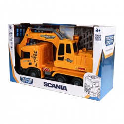 Автомодель серии Super Big Truck – Экскаватор Scania (свет, звук) фото-3