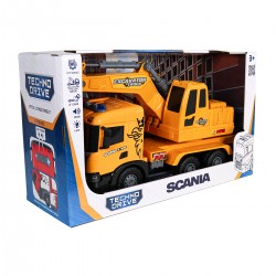 Автомодель серии Super Big Truck – Экскаватор Scania (свет, звук) фото-4