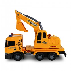 Автомодель серии Super Big Truck – Экскаватор Scania (свет, звук) фото-8