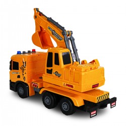 Автомодель серии Super Big Truck – Экскаватор Scania (свет, звук) фото-9