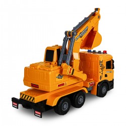 Автомодель серии Super Big Truck – Экскаватор Scania (свет, звук) фото-10