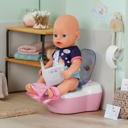 Інтерактивний унітазик для ляльки Baby Born – Маленький туалет (звук) фото-8