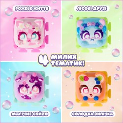 Колекційна іграшка фіджет-клікер Clickeez серії Bubble Pops S3 - Кейкапіки фото-4