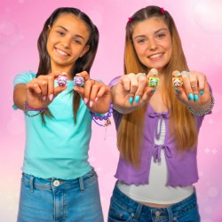 Колекційна іграшка фіджет-клікер Clickeez серії Bubble Pops S3 - Кейкапіки фото-9