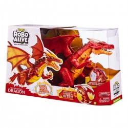 Інтерактивна Іграшка Robo Alive - Вогняний Дракон фото-2