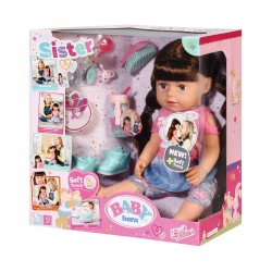 Кукла Baby Born Серии Нежные Объятия - Стильная Сестрёнка фото-1