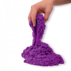 Песок для детского творчества - KINETIC SAND COLOUR (фиолетовый, 907 g) фото-3
