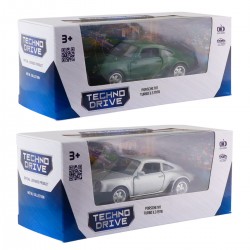 Автомодель - Porsche 911 Turbo 3.3 1978 (серый, темно-зеленый) фото-5