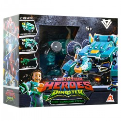 Динозавр-трансформер Dinoster - Мега Дино-Гардиан Стего фото-5