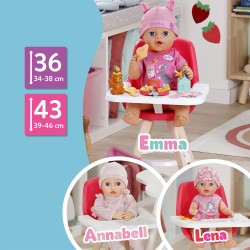 Стульчик для куклы Baby Born – Время кормления фото-6