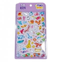 Набор 3D-наклеек Tiki Wiki серии Crystal – Тики море