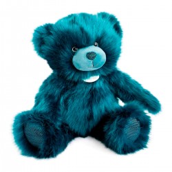 Мягкая игрушка Doudou – Медвежонок темно-бирюзовий (40 cm) фото-1
