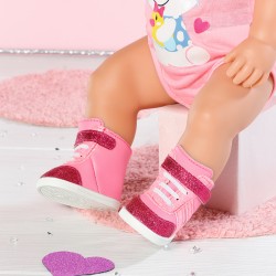 Взуття для ляльки Baby Born - Рожеві кеди фото-4