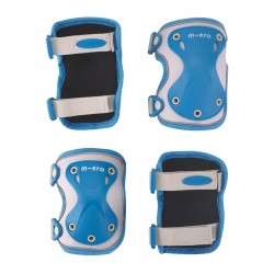 Защитный комплект наколенники и налокотники Micro - Синий (М) фото-5