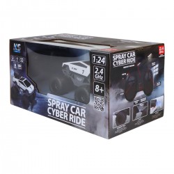 Автомобіль Spray Car на р/к – Cyber Ride (білий, 1:24, вихлопна пара) фото-3