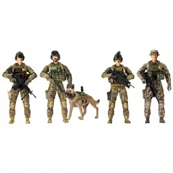 Игровой набор фигурок солдат ELITE FORCE — РЕЙНДЖЕРЫ (5 фигурок, аксесс.) фото-2