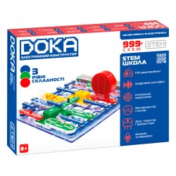 Конструктор электронный Doka Школа 999+ схем фото-2