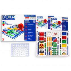 Конструктор электронный Doka Школа 999+ схем фото-5