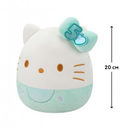 Мягкая игрушка Squishmallows – Хеллоу Китти в изумрудном (20 cm) фото-2